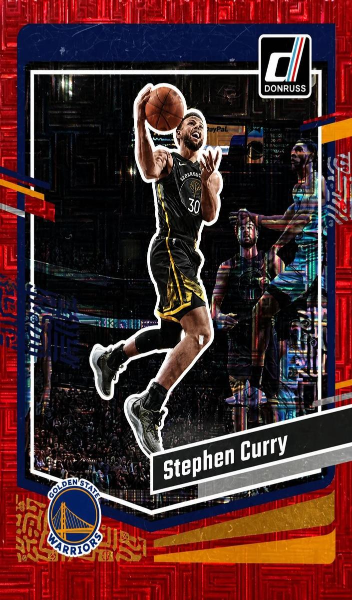 2023 Panini Donruss Basketball Choice Red Stephen Curry #65 PSA 9