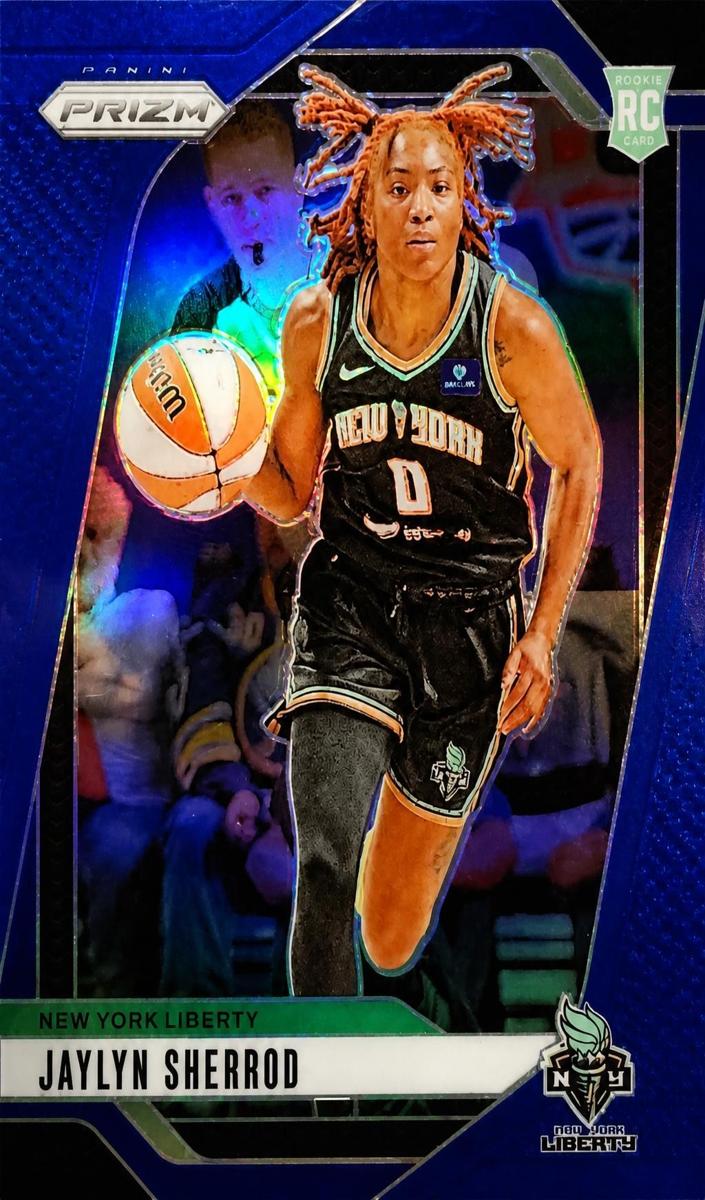 2024 Panini Prizm WNBA Basketball Blue Jaylyn Sherrod #33