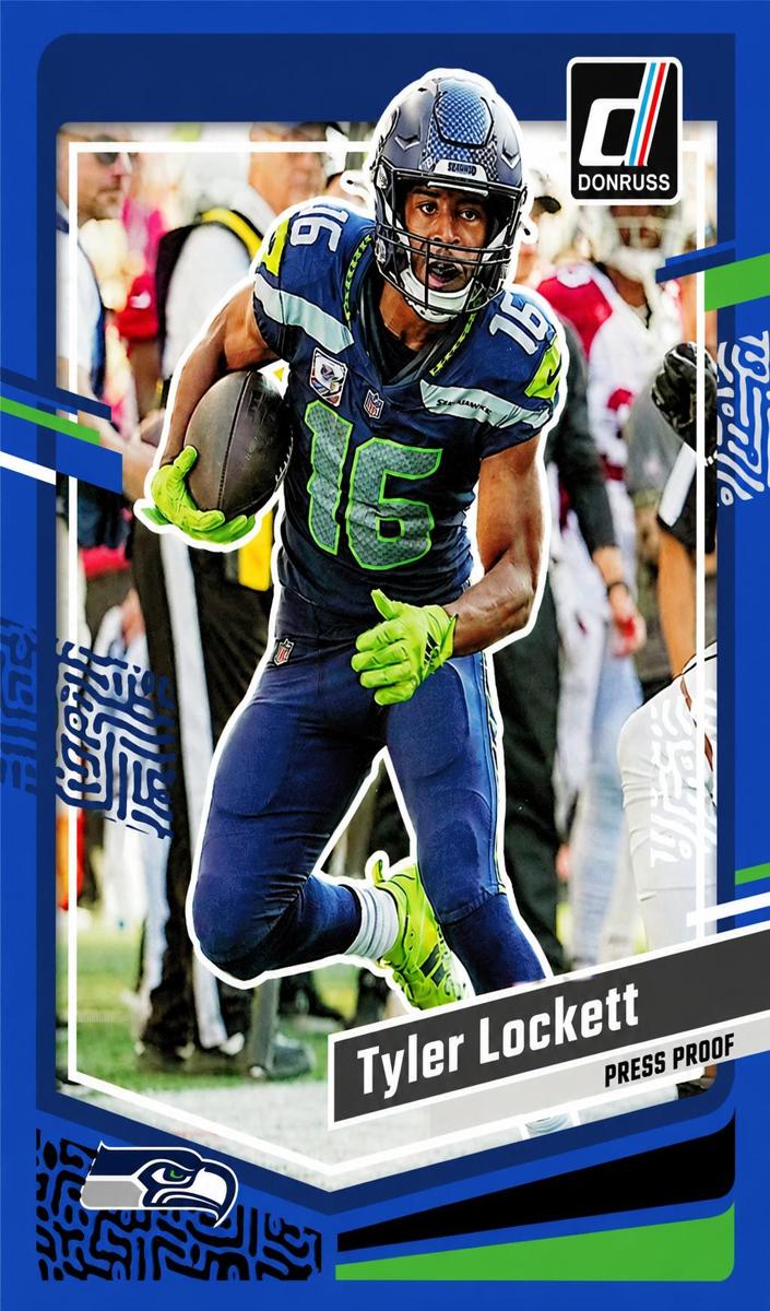 2023 Panini Donruss Football Press Proof Blue Tyler Lockett #264