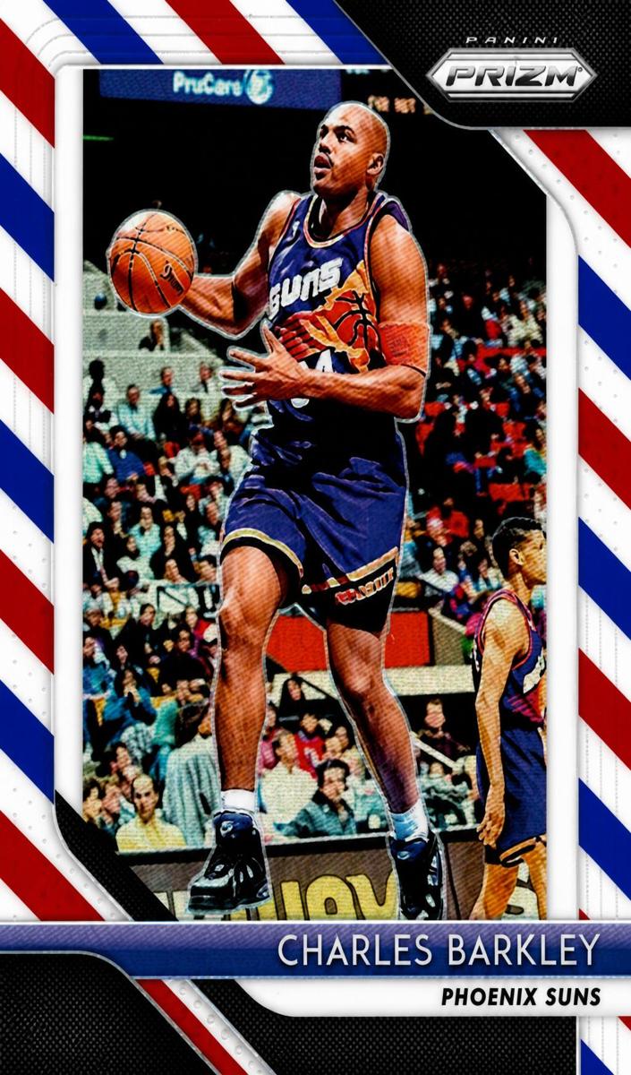2018 Panini Prizm Basketball Prizms Red White Blue Charles Barkley #5