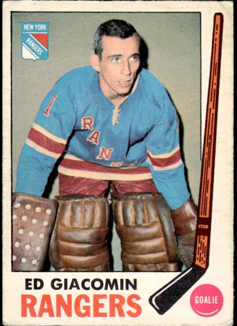 1969 O-Pee-Chee Hockey Ed Giacomin #33