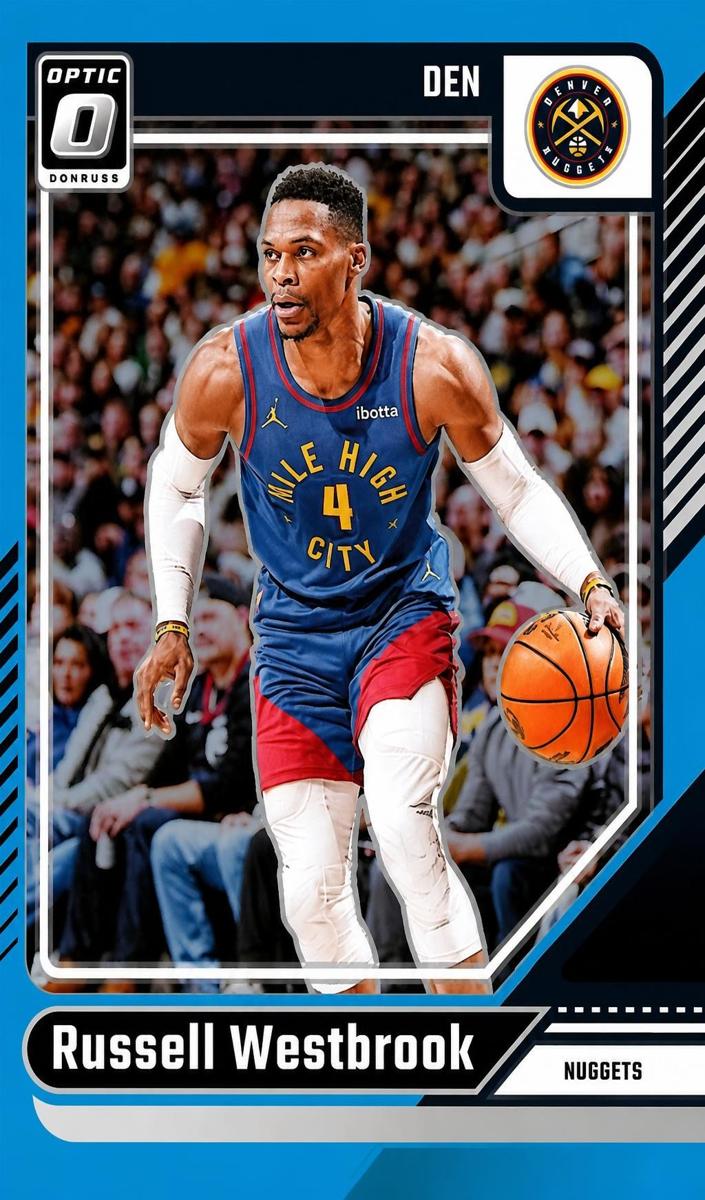 2024 Donruss Optic Basketball Aqua Russell Westbrook #15