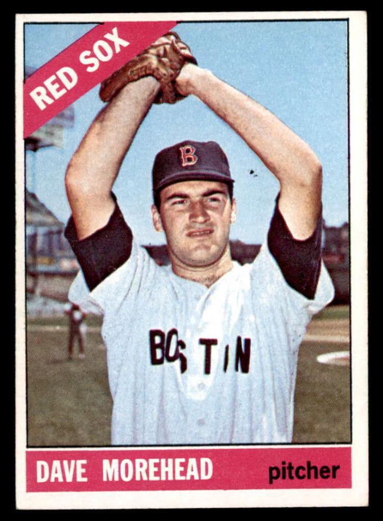 1966 Topps Baseball Dave Morehead #135 PSA 7