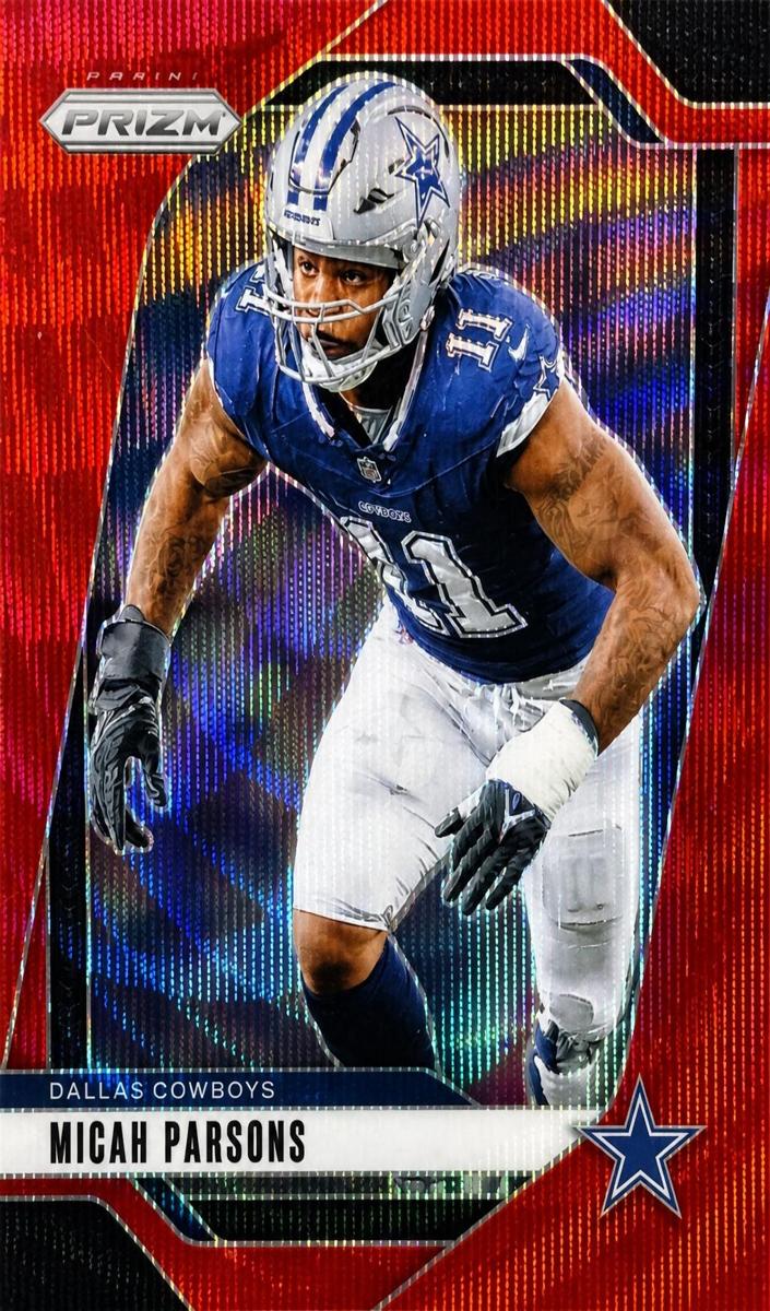 2024 Panini Prizm Football Red Wave Micah Parsons #77
