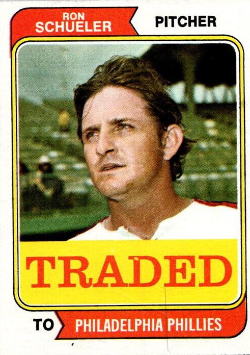 1974 Topps Baseball Ron Schueler #544
