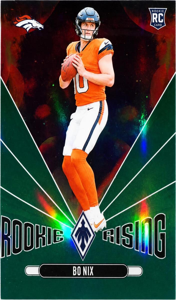 2024 Panini Phoenix Football Green Bo Nix #RR-BNX SGC 10