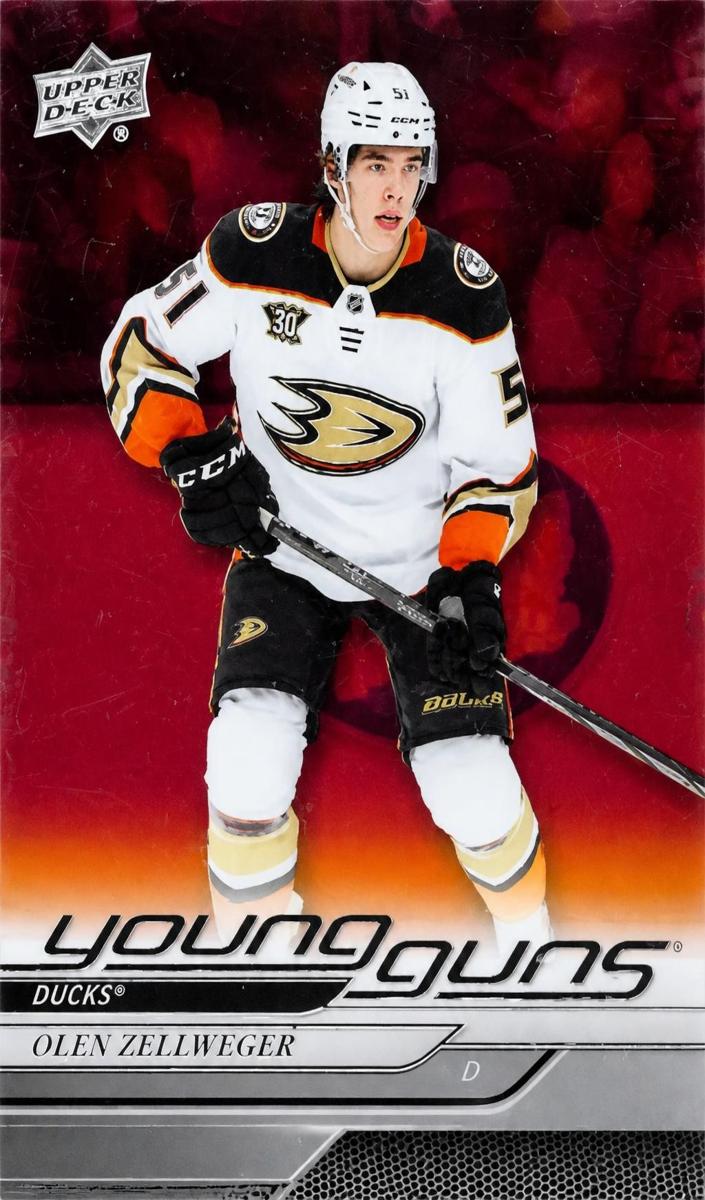 2024 Upper Deck Hockey Clear Cut Olen Zellweger #236 BGS 9