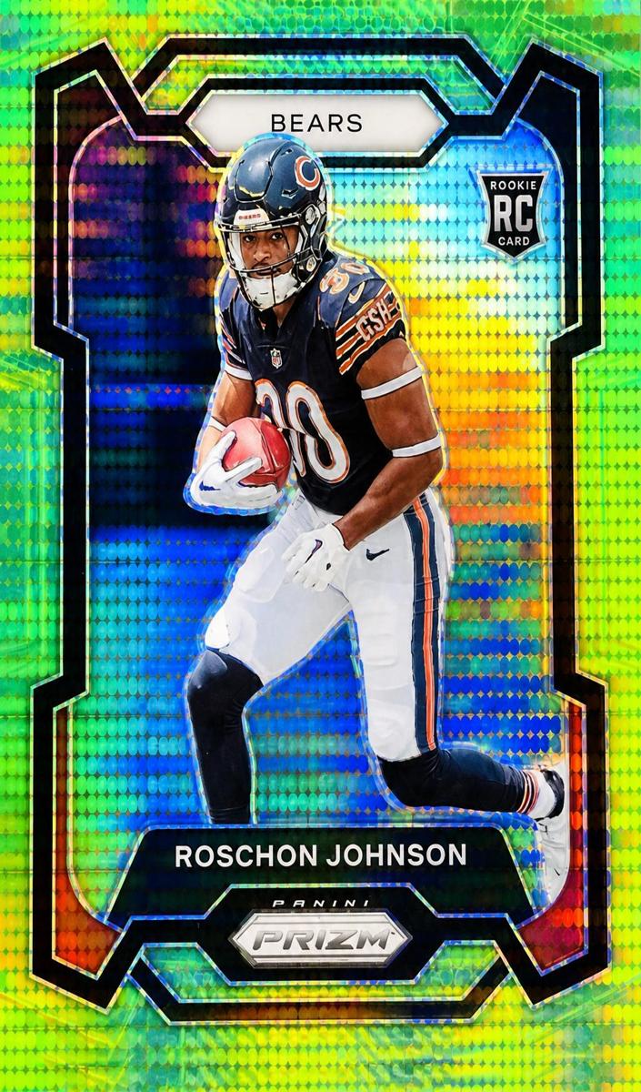2023 Panini Prizm Football Neon Green Pulsar Roschon Johnson #314