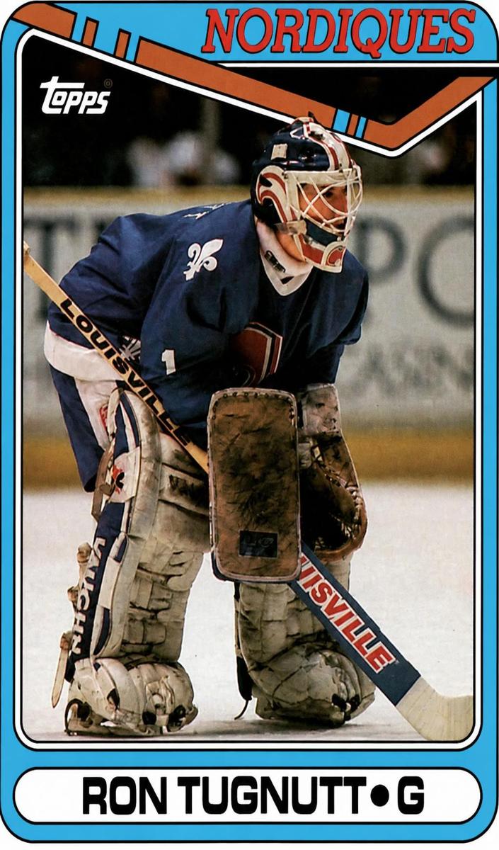 1990 Topps Hockey Ron Tugnutt #367 PSA 7.5