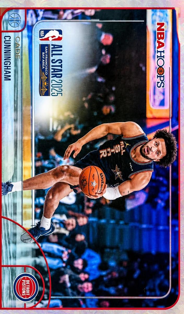 2025 Topps NBA Hoops Basketball Cade Cunningham #282