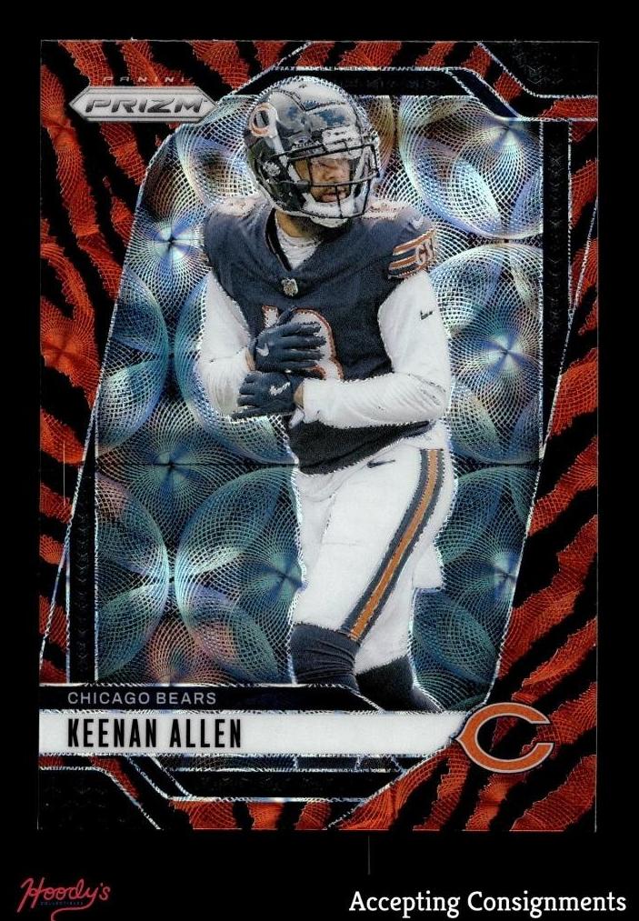 2024 Panini Prizm Football Choice Tiger Stripe Keenan Allen #49
