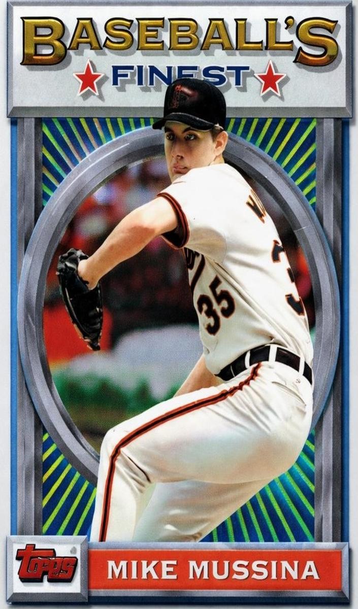 1993 Topps Finest Baseball Mike Mussina #157 PSA 9