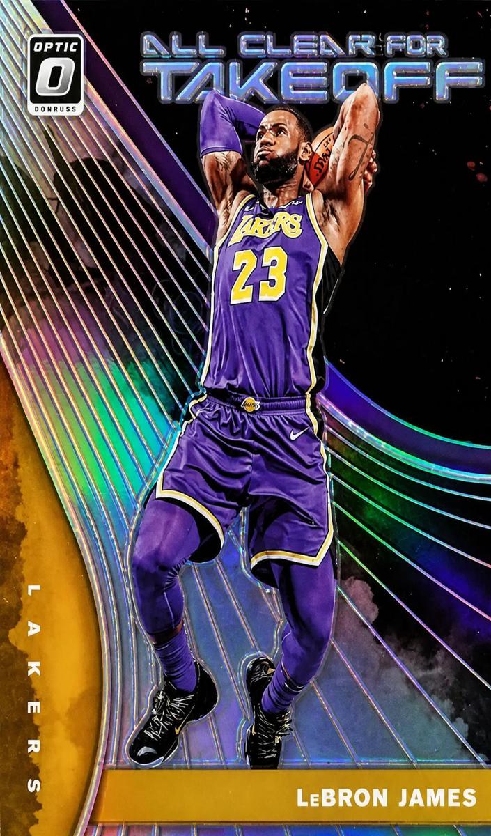 2019 Donruss Optic Basketball Holo LeBron James #2 PSA 9
