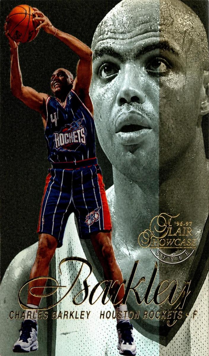 1996 Flair Showcase Basketball Row 2 Charles Barkley #4