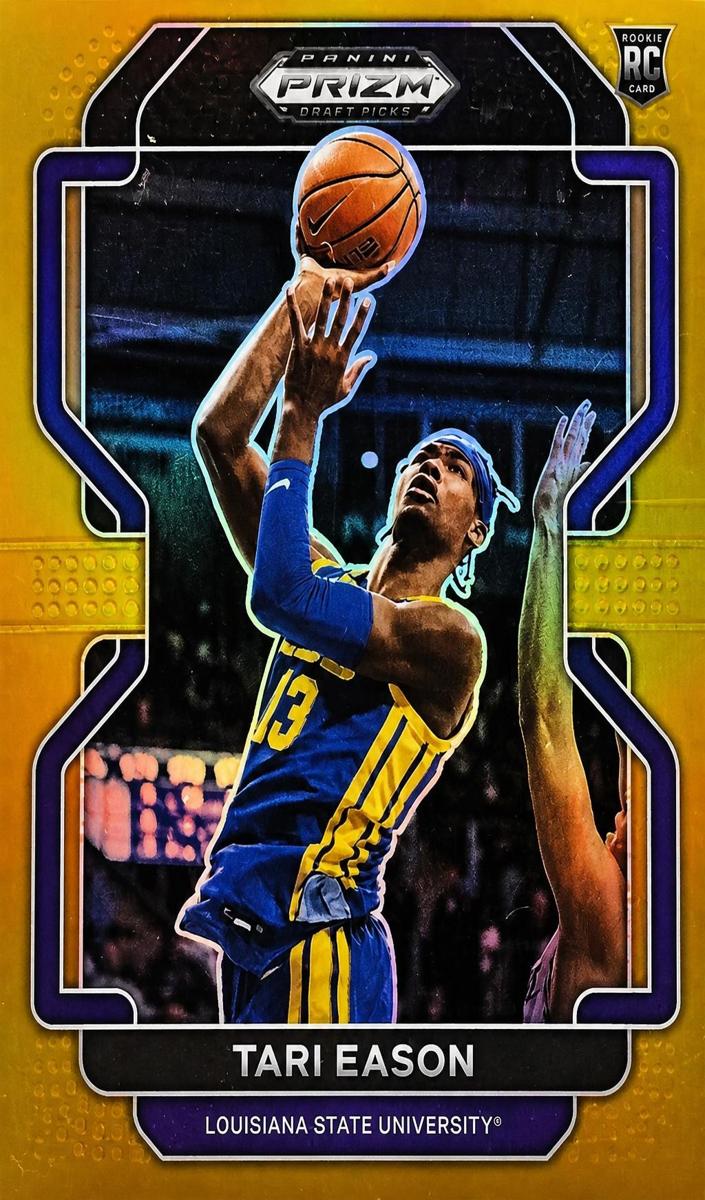 2022 Panini Prizm Draft Picks Basketball Gold Tari Eason #65