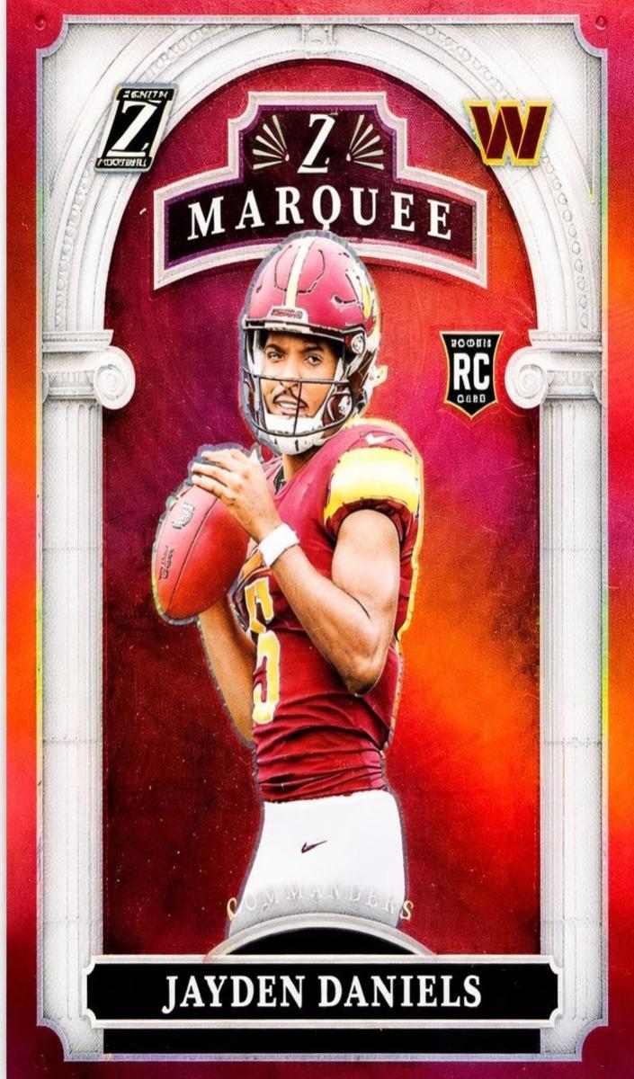 2024 Panini Zenith Football Red Jayden Daniels #2 PSA 10
