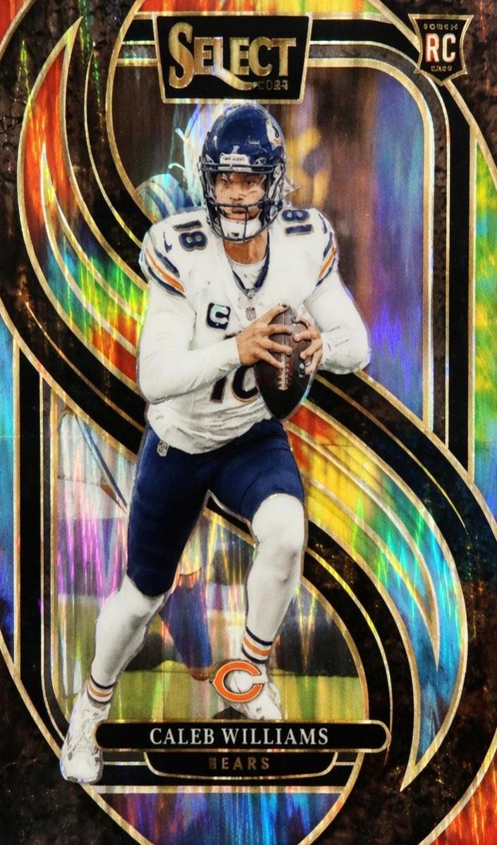 2024 Panini Select Football Tie-Dye Shock Caleb Williams #114 PSA 10