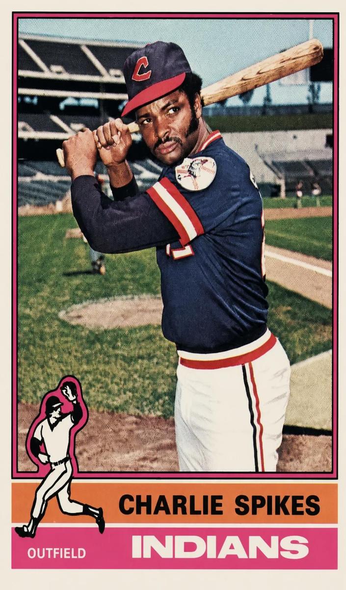 1976 O-Pee-Chee Baseball Charlie Spikes #408