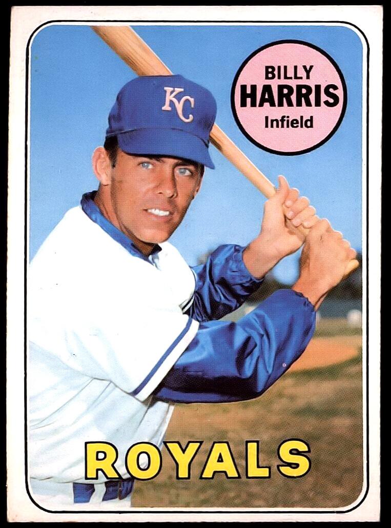 1969 Topps Baseball Billy Harris #569 PSA 9