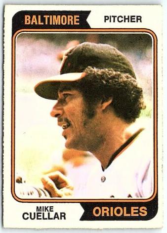 1974 O-Pee-Chee Baseball Mike Cuellar #560