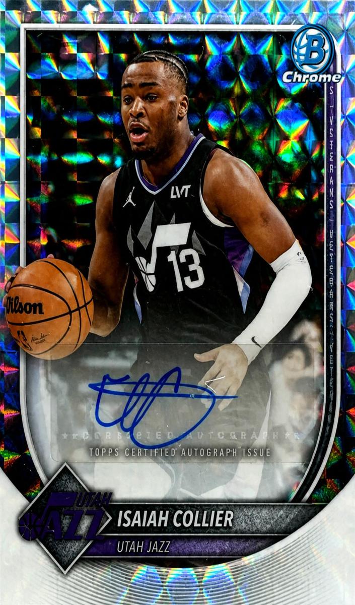 2025 Bowman Basketball Geometric Refractor Isaiah Collier #BCA-IC