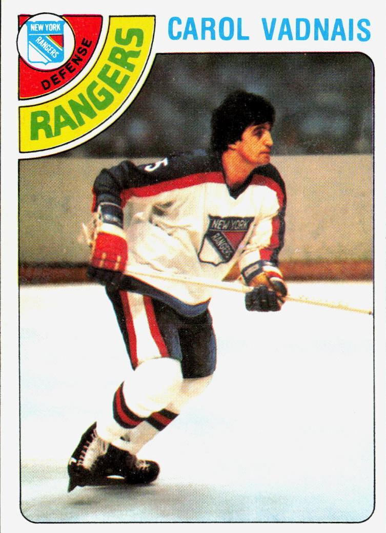 1978 Topps Hockey Carol Vadnais #85