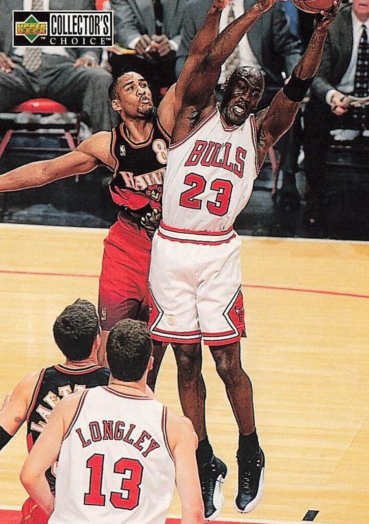 1997 Upper Deck Collector's Choice Basketball Michael Jordan #395 PSA 8