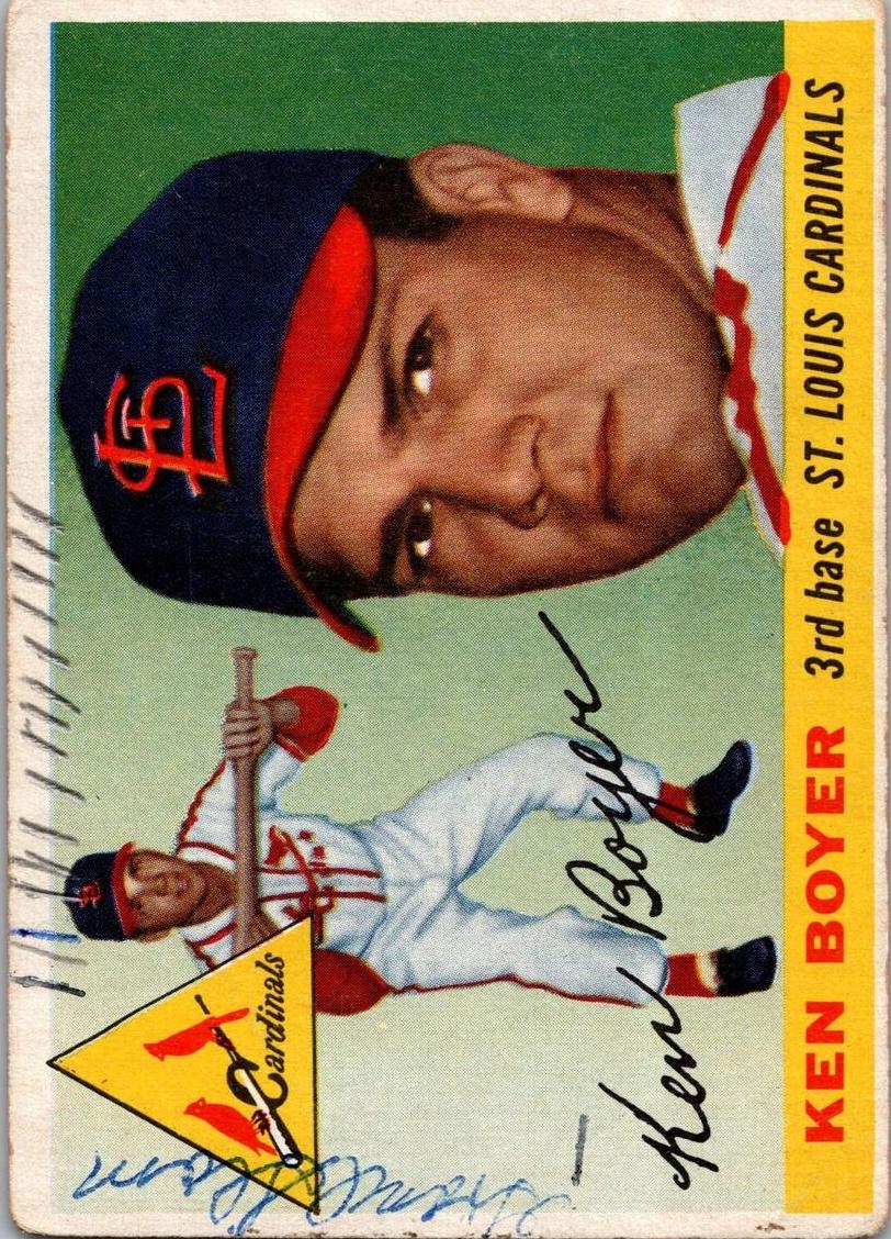 1955 Topps Baseball Ken Boyer #125 PSA 7