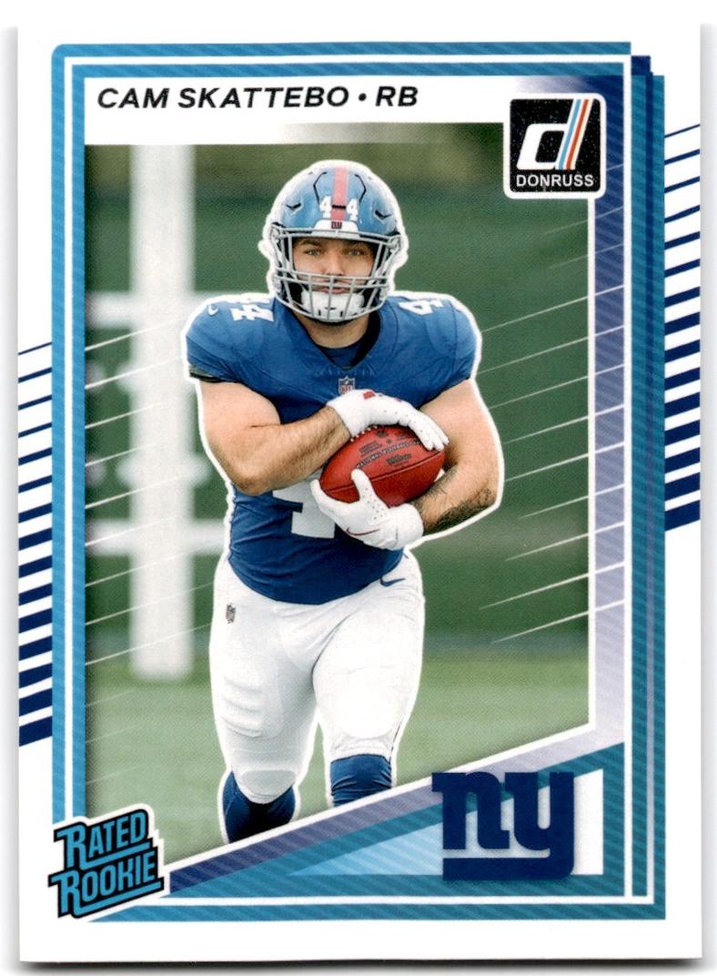 2025 Panini Donruss Football Cam Skattebo #302 PSA 9