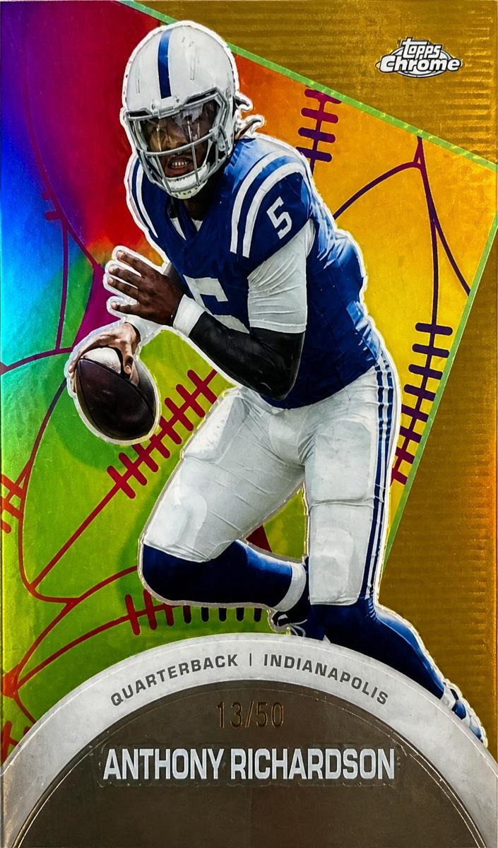 2023 Topps Composite Football Gold Refractor Anthony Richardson #CAE-24