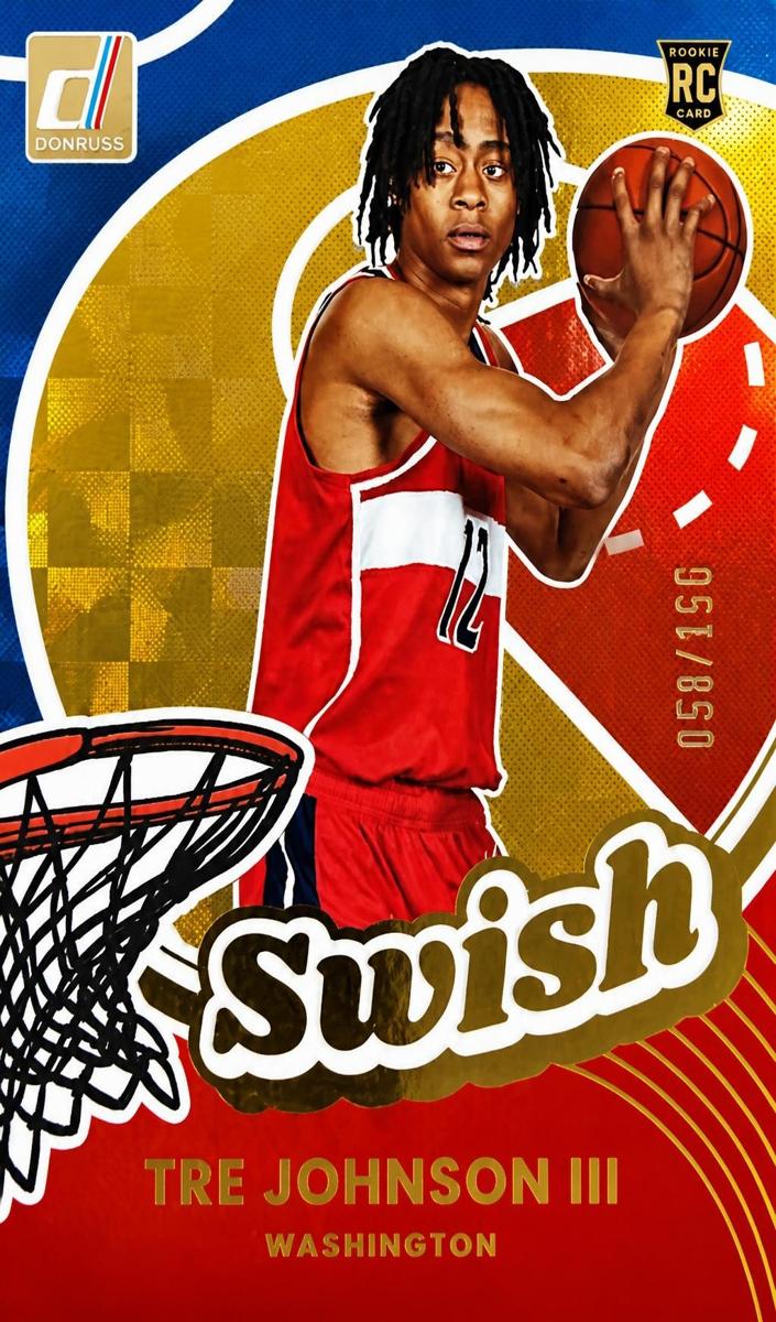 2025 Panini Donruss Basketball Hyper Tre Johnson III #9