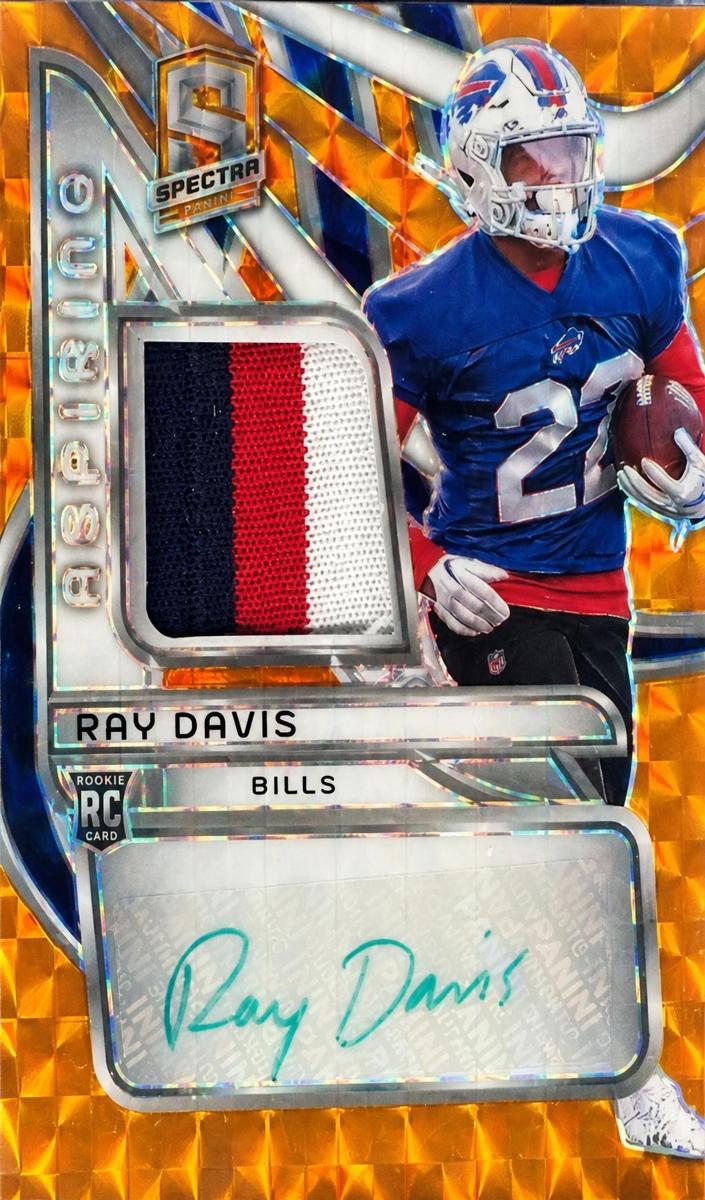 2024 Panini Spectra Football Neon Orange Ray Davis #236