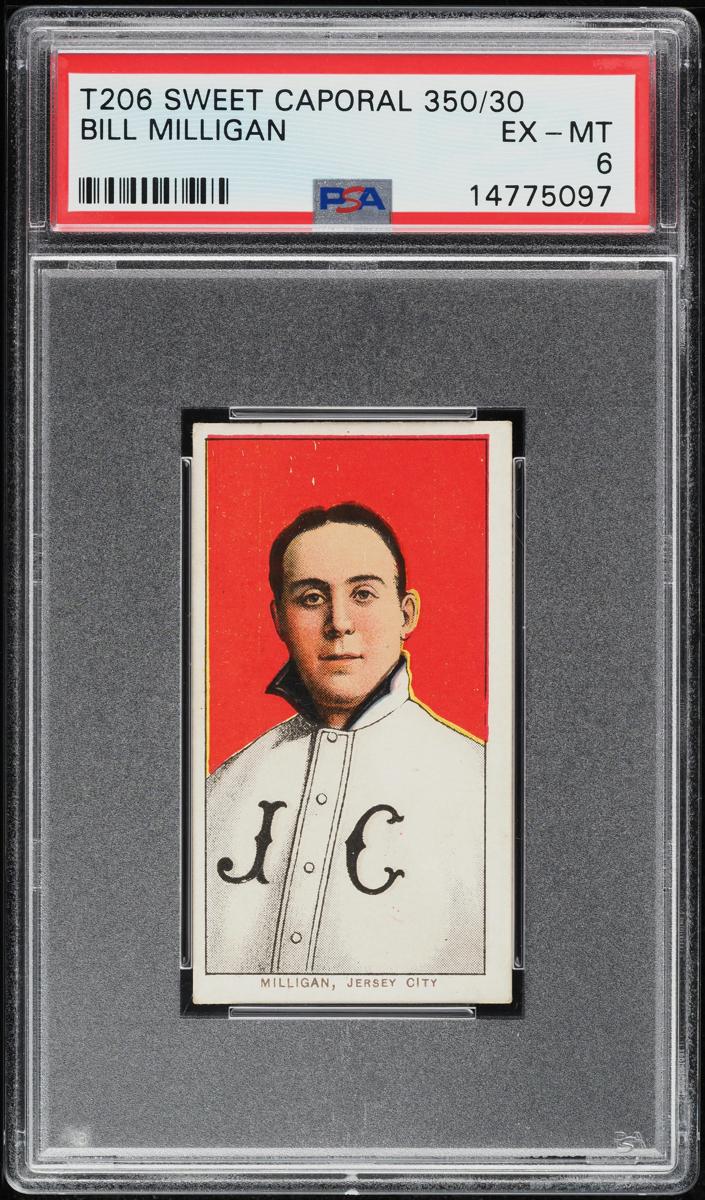 1909-11 T206 Baseball Bill Milligan #NNO PSA 2.5