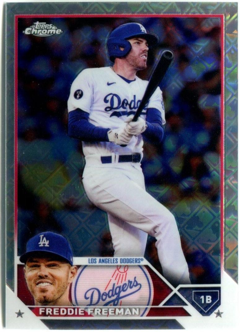2023 Topps Chrome Logofractor Baseball Freddie Freeman #5 SGC 9