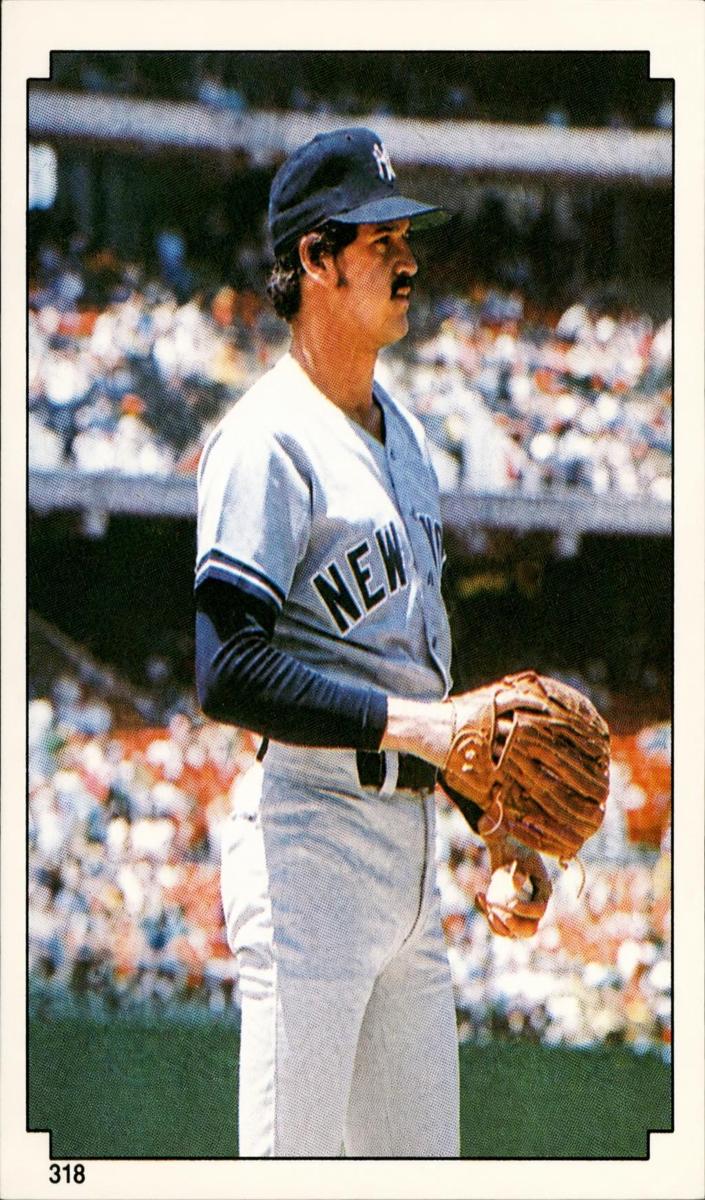 1984 Topps Stickers Baseball Ron Guidry #318