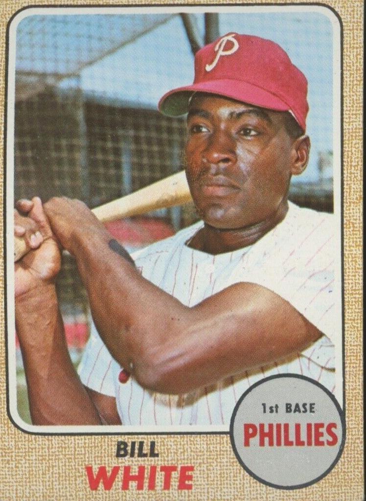 1968 Topps Baseball Bill White #190 PSA 8.5