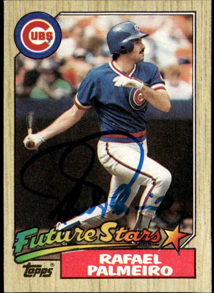 1987 Topps Baseball Rafael Palmeiro #634 PSA 6.5