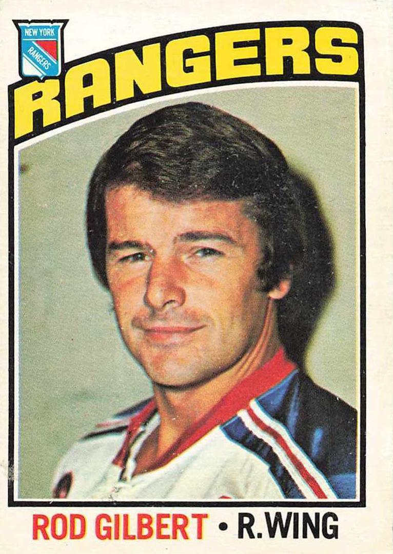 1976 O-Pee-Chee Hockey Rod Gilbert #90