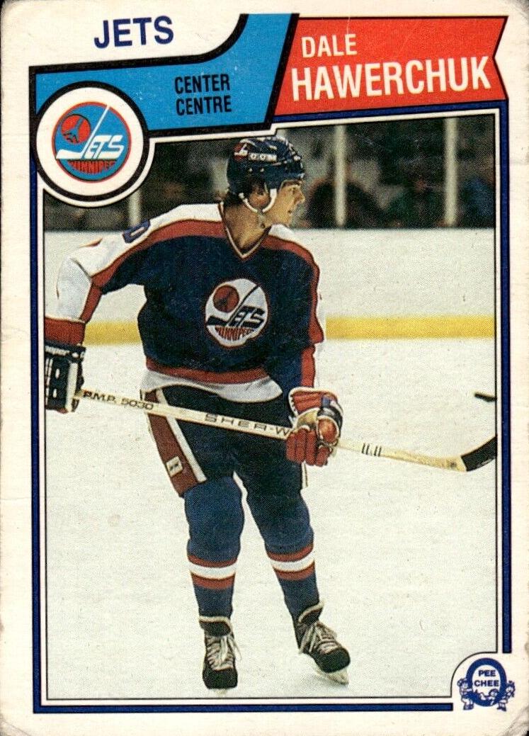 1983 O-Pee-Chee Hockey Dale Hawerchuk #385 PSA 9