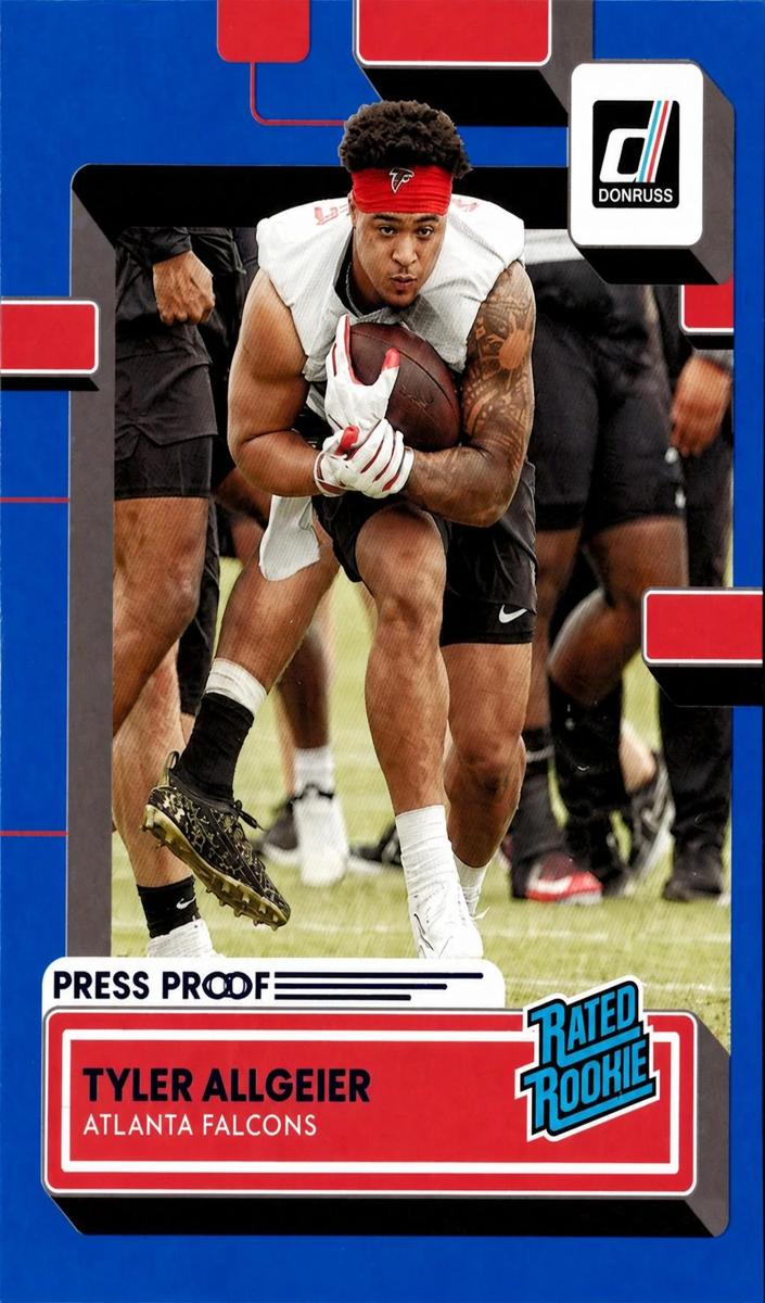 2022 Panini Donruss Football Tyler Allgeier #344