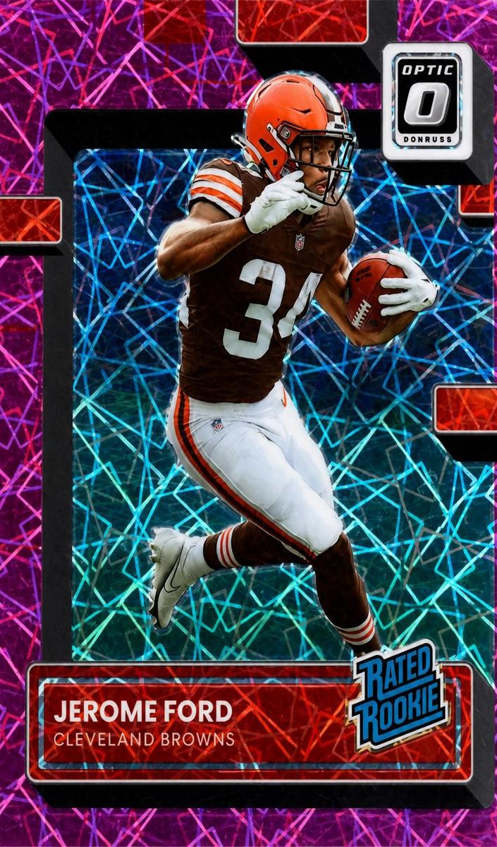 2022 Donruss Optic Football Pink Velocity Jerome Ford #280
