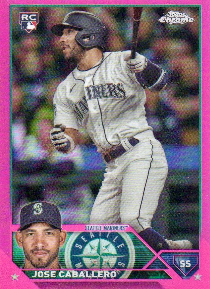 2023 Topps Chrome Update Baseball Pink Jose Caballero #USC40