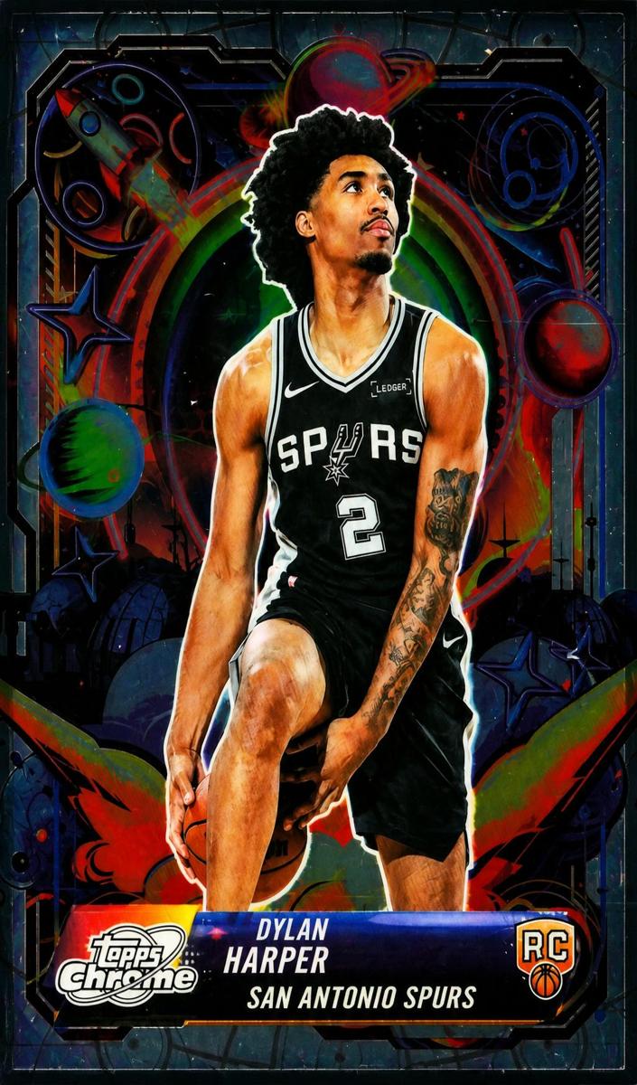 2025 Topps Cosmic Chrome Basketball Dylan Harper #PRP-17 CGC AUTH