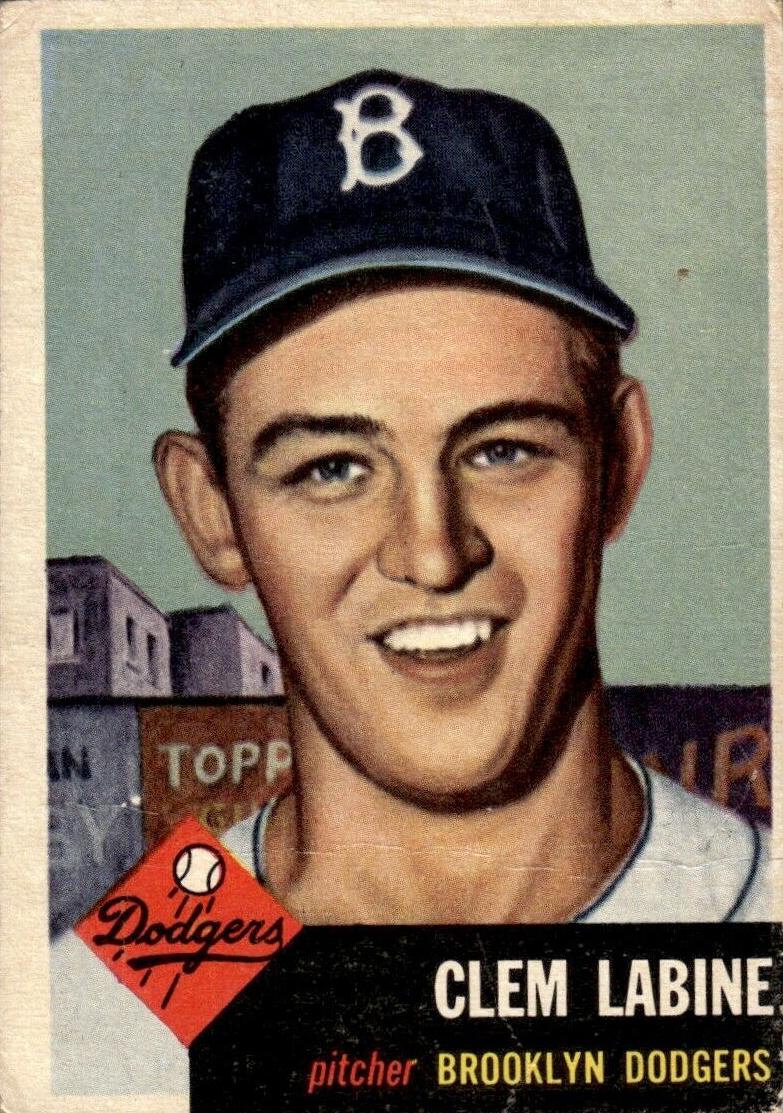 1953 Topps Baseball Clem Labine #14