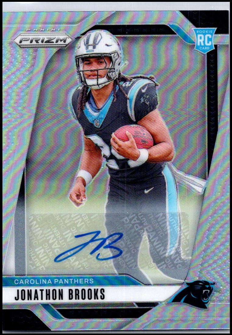 2024 Panini Prizm Football Silver Jonathon Brooks #357 PSA 10