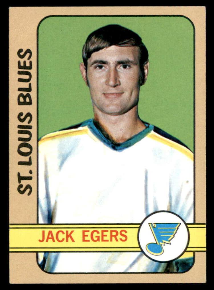 1972 Topps Hockey Jack Egers #147