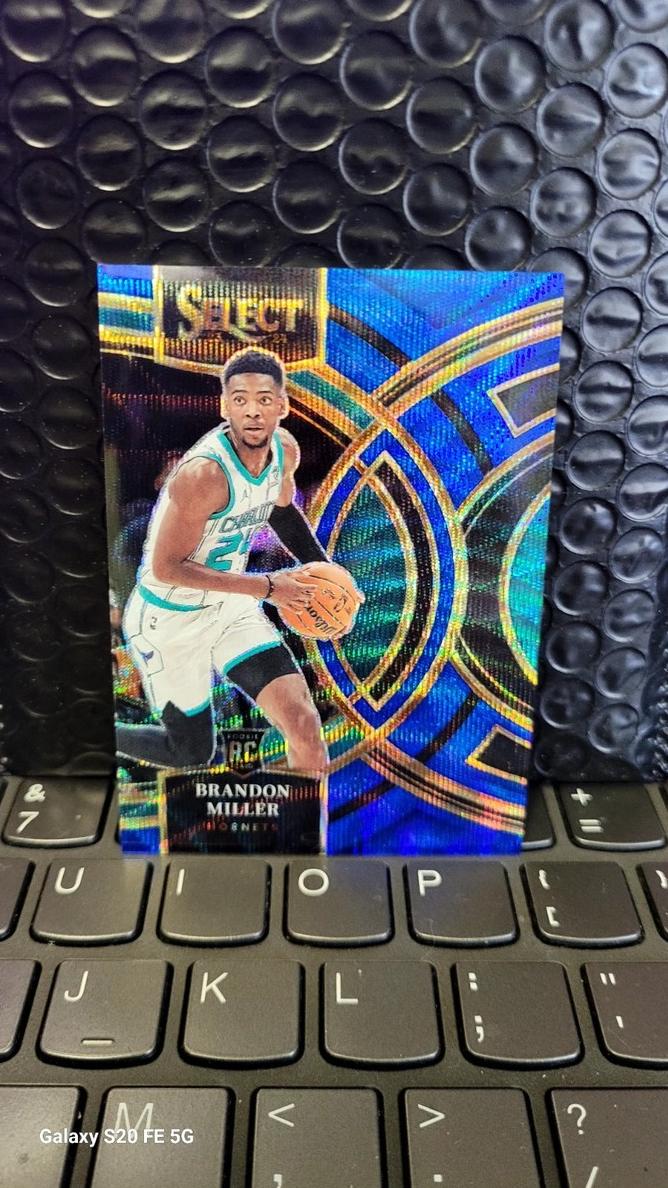 2023 Panini Select Basketball Blue Wave Brandon Miller #130