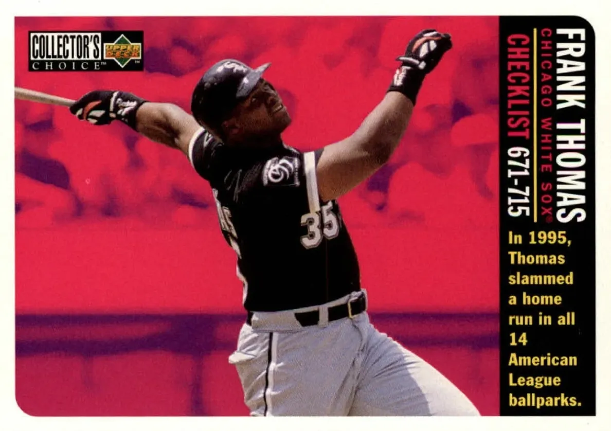 1996 Collector's Choice Baseball Frank Thomas #759 PSA 10