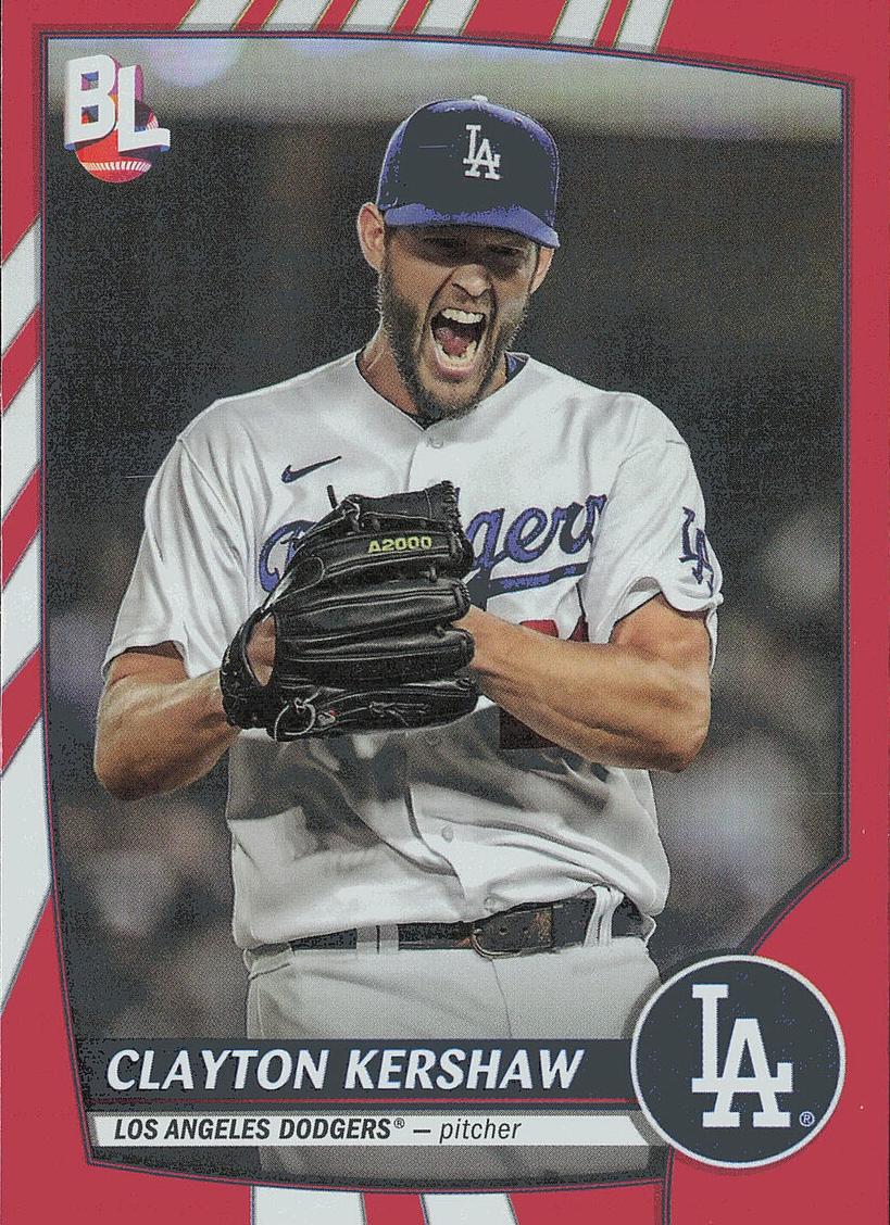 2023 Topps Big League Baseball Super Rare Red Foil Clayton Kershaw #292 PSA 10