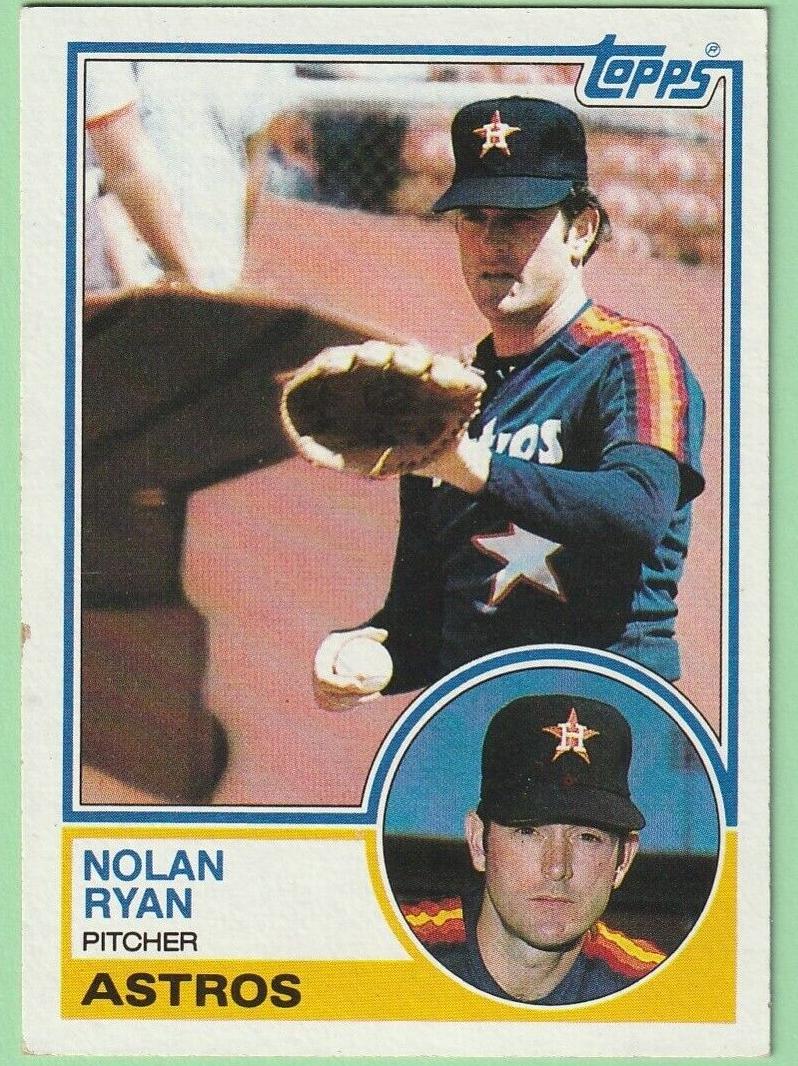 1983 Topps Baseball Nolan Ryan #360